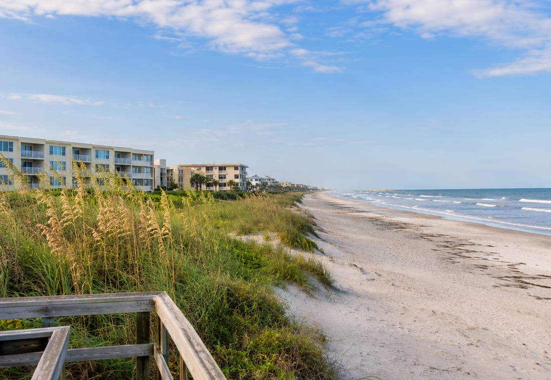 Cocoa Beach, Florida coastline